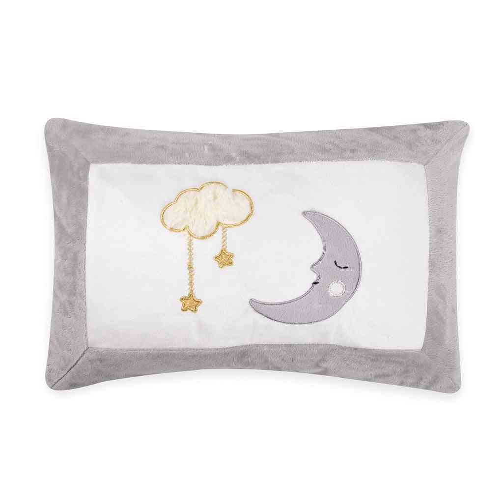 Moon And Stars-decorative Applique Pillow