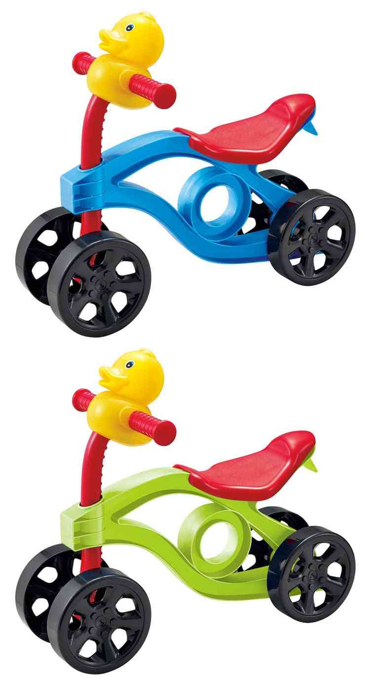 Baby rullator ridning, bærbar cykel, ingen fodpedal, cykel fire hjul, balance scooter