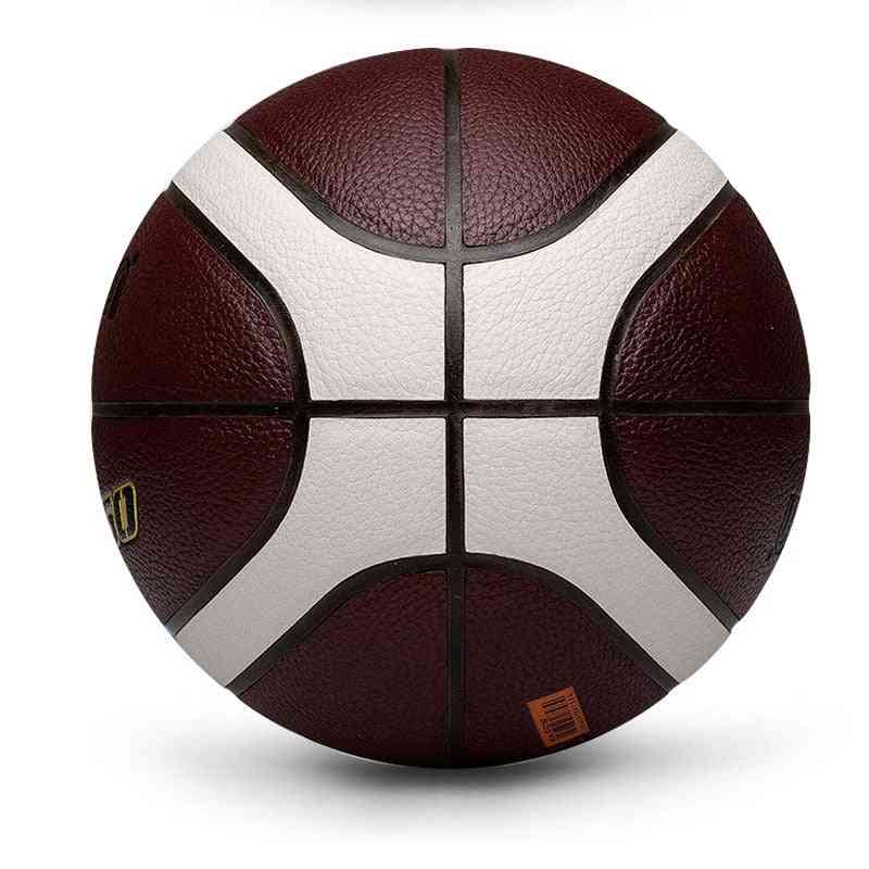 Official Size7/6/5 Pu Leather Basketball Ball