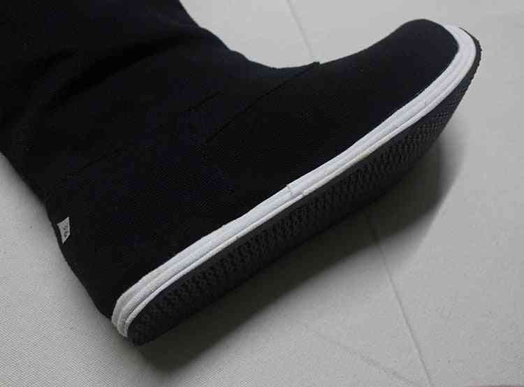 úřední boty s černou nataženou špičkou, oděvní doplňky hanfu