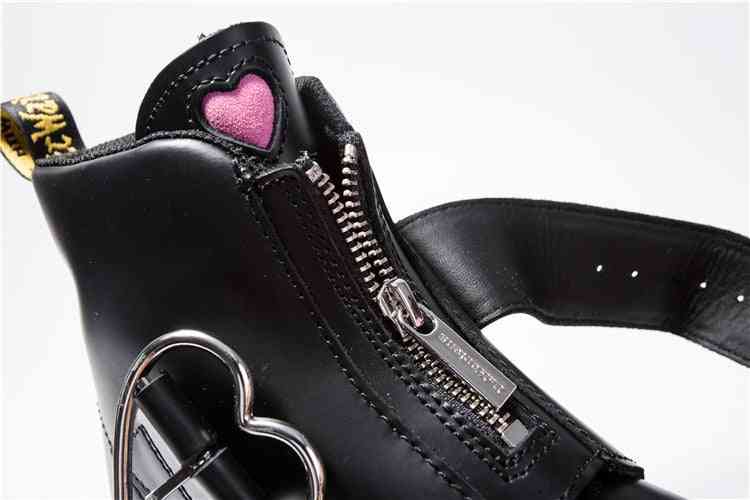 Woman Fashion High Heel Zipper Flat Boots