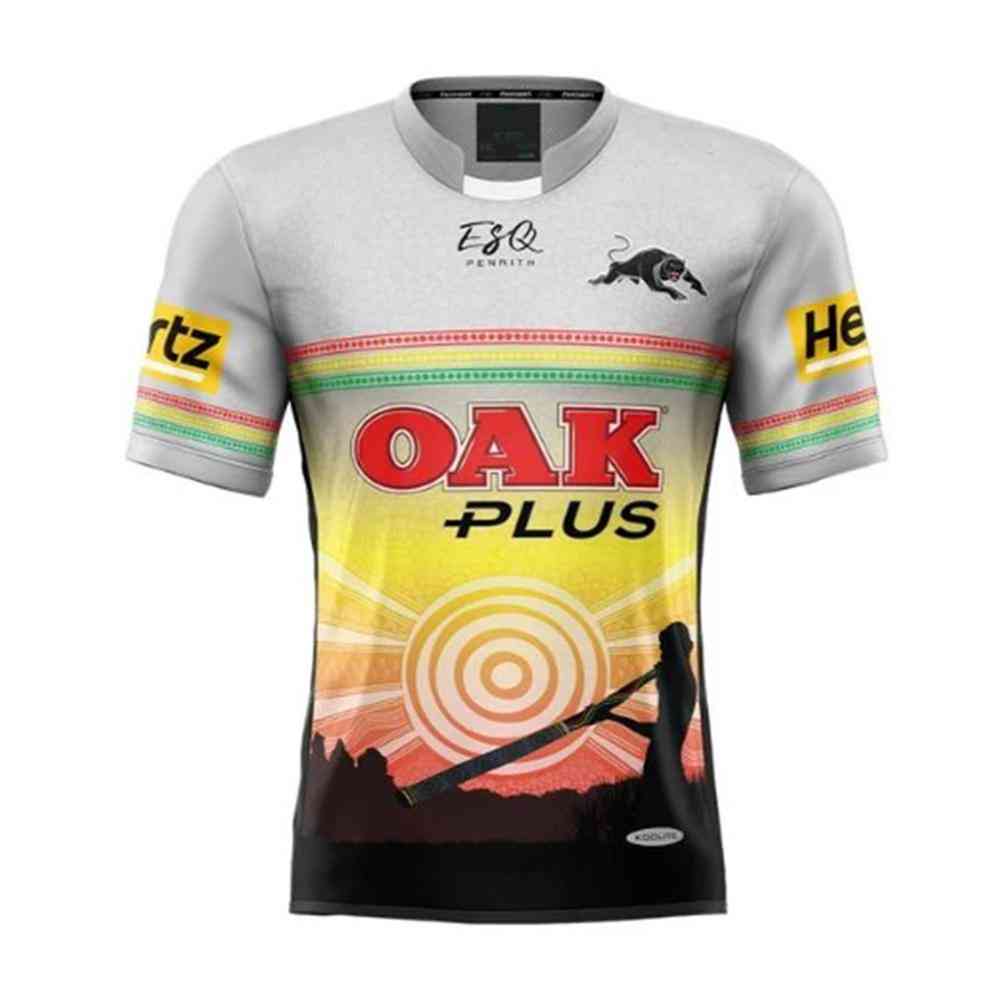 Indigenous Panthers- Rugby Jersey, Sport Shirt