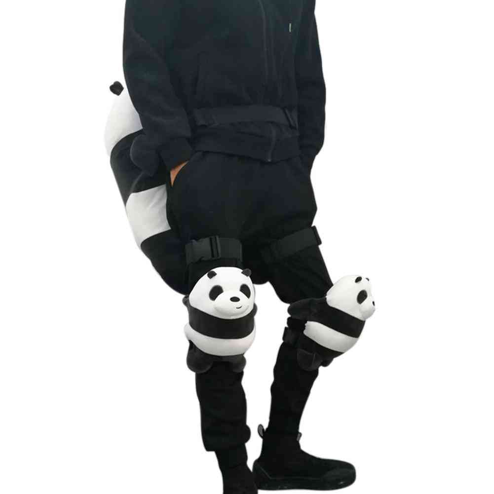 Bambini adulti pattinaggio snowboard anca protettivo carino panda snowboard protezione sci gear ginocchiera hip pad