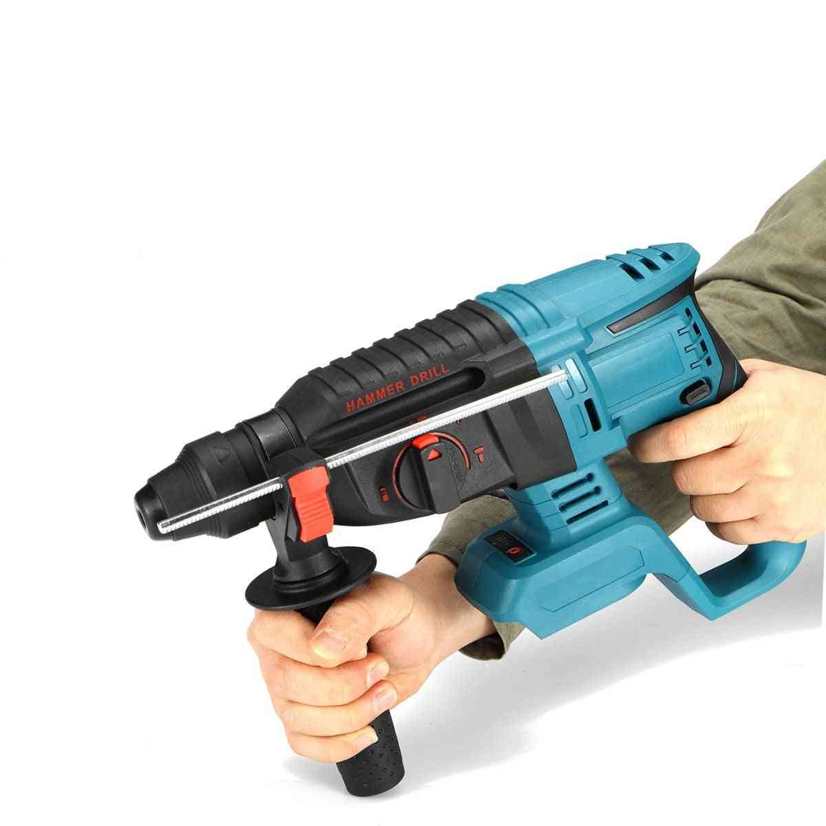 Rechargeable- Brushless Cordless, Rotary Drill, Impact Function, Electric Hammer