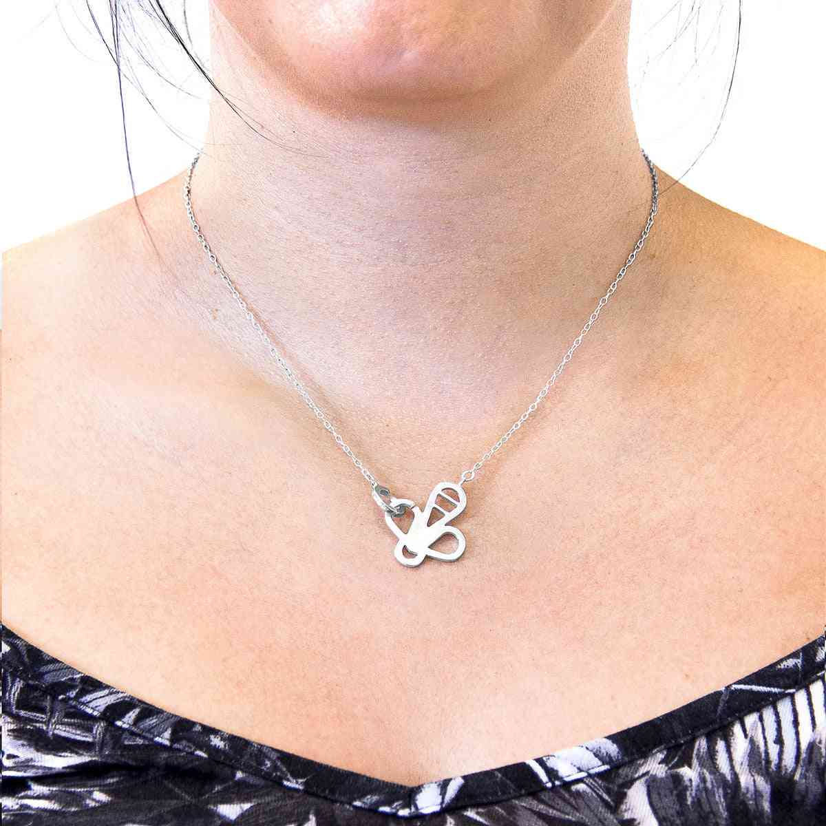 Flying Bee Link Paradise-silver Necklace Pendant