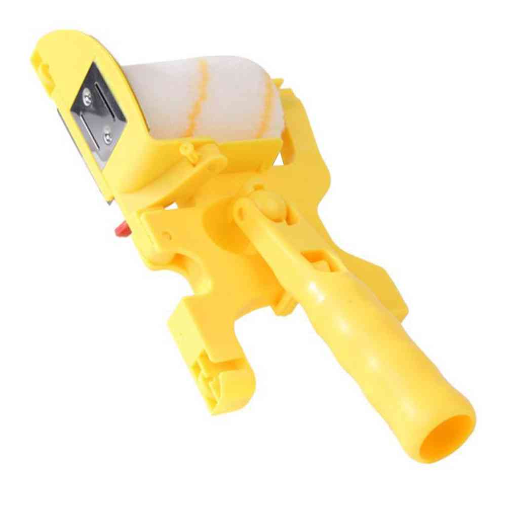Multifunctional Paint Brush Yellow Handheld Clean-cut Roller Edger