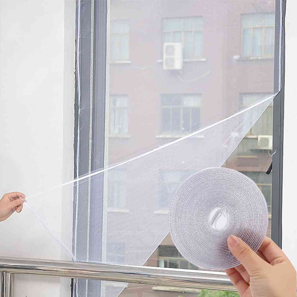 Insect Screen Window Netting Kit Fly Bug Wasp Mosquito Invisible Curtain Mesh Net Cover