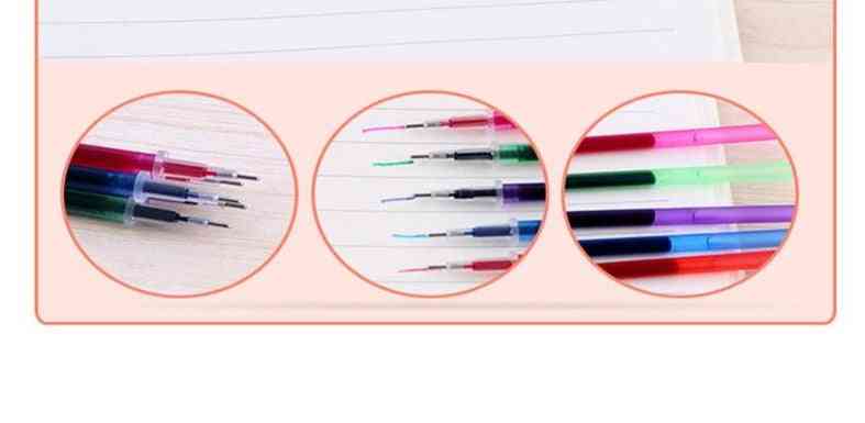 Multi Color Water Soluble Cartridge Washable Embroidery Gel Pen Refill
