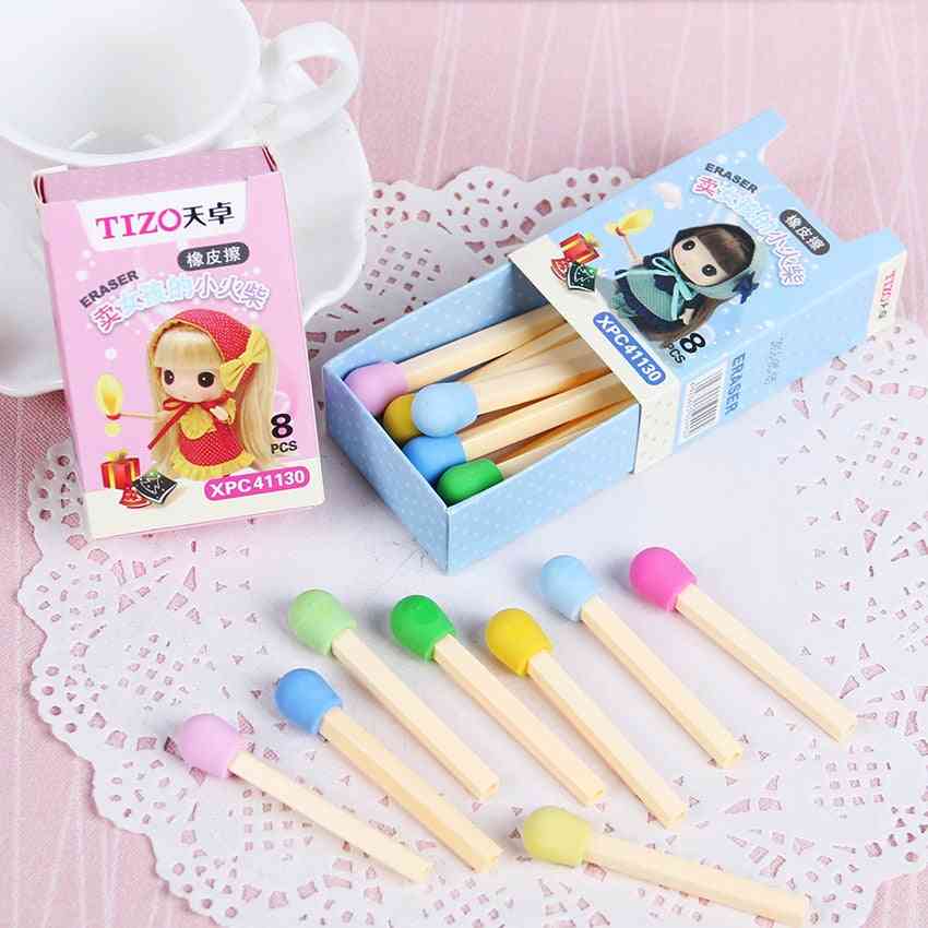 Cute Kawaii Matches Eraser