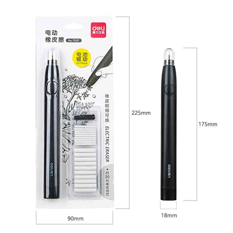 Deli Pencil Drawing Mechanical Electric Eraser