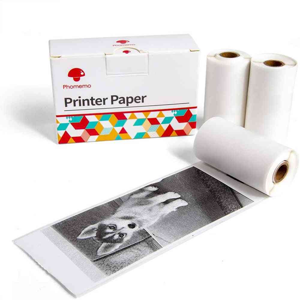 Termični papir s prozorno etiketo/nalepka za tiskanje za foto tiskalnik