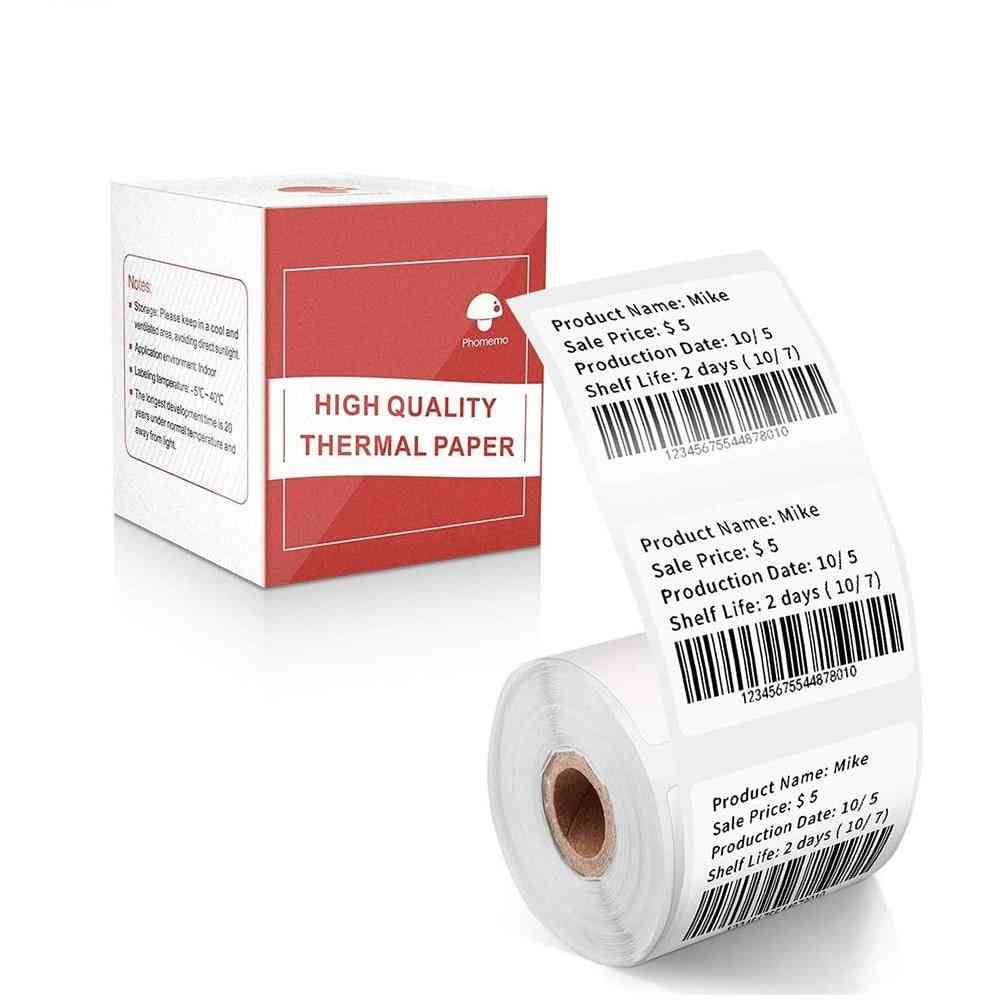 Self-adhesive Label  / Printable Sticker Labels Paper Rolls