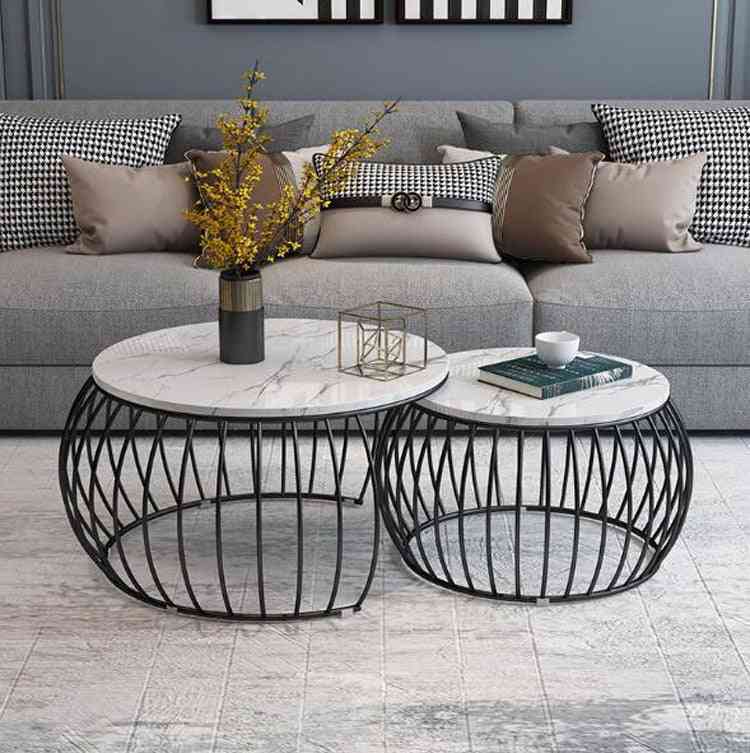 Domače pohištvo marmorna mizica za dnevno sobo
