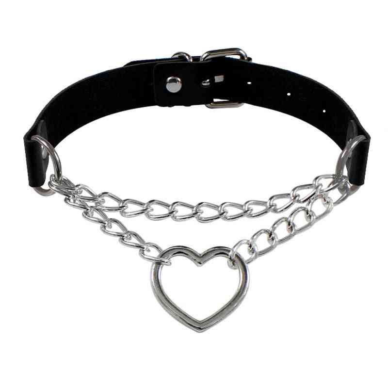 Módní sexy gotický náhrdelník s náhrdelníkem a punkovým náhrdelníkem