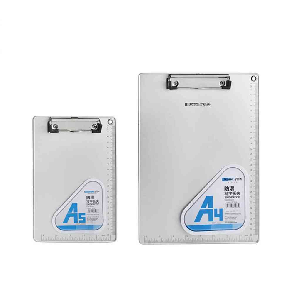 Aluminum Alloy A4 Clipboards Portable Clip Board