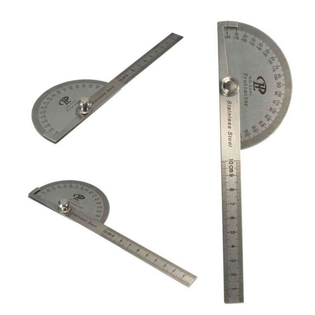 Stainless Steel- Angle Finder, Arm Measuring, Round Head Ruler, Goniometer Tool