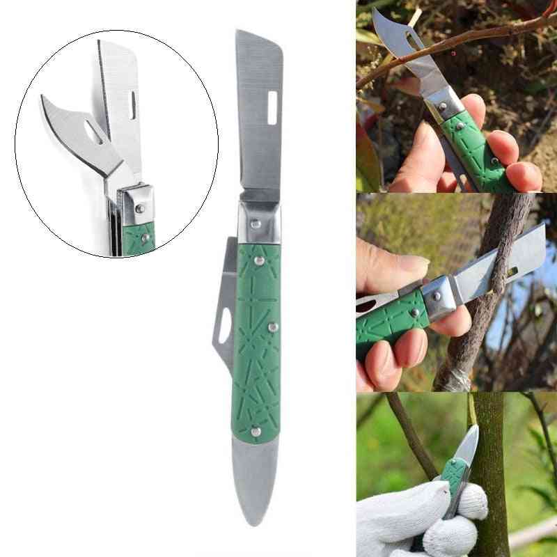 Graft Budding- Fruit Knife Bark, Blade Fold, Cutter Seedling, Florist Cut Tool