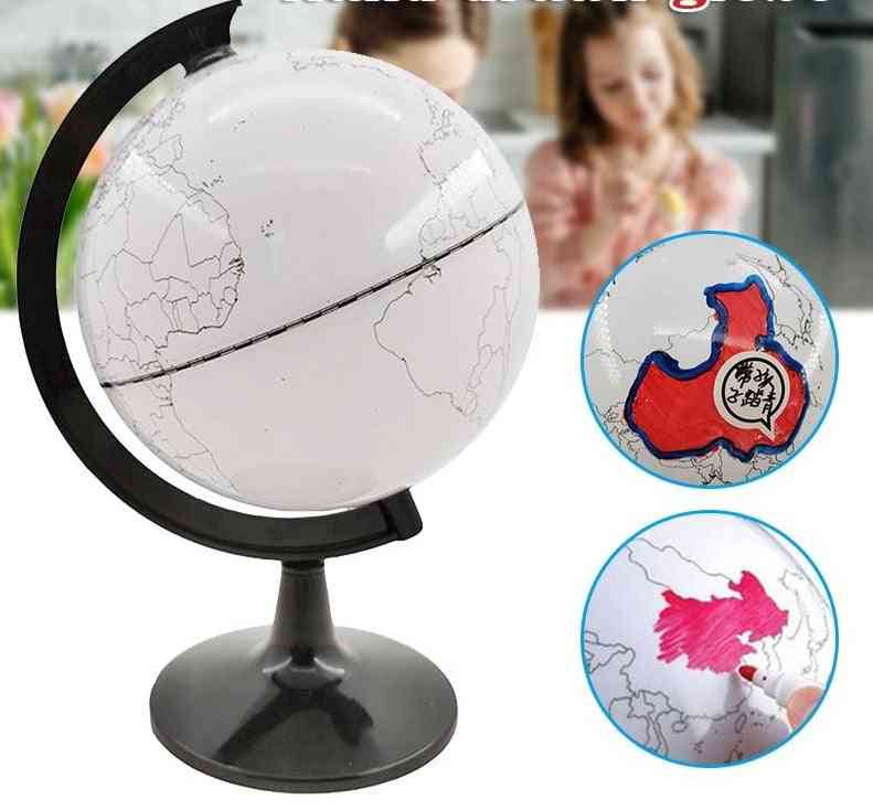 Paintable And Erasable Globe