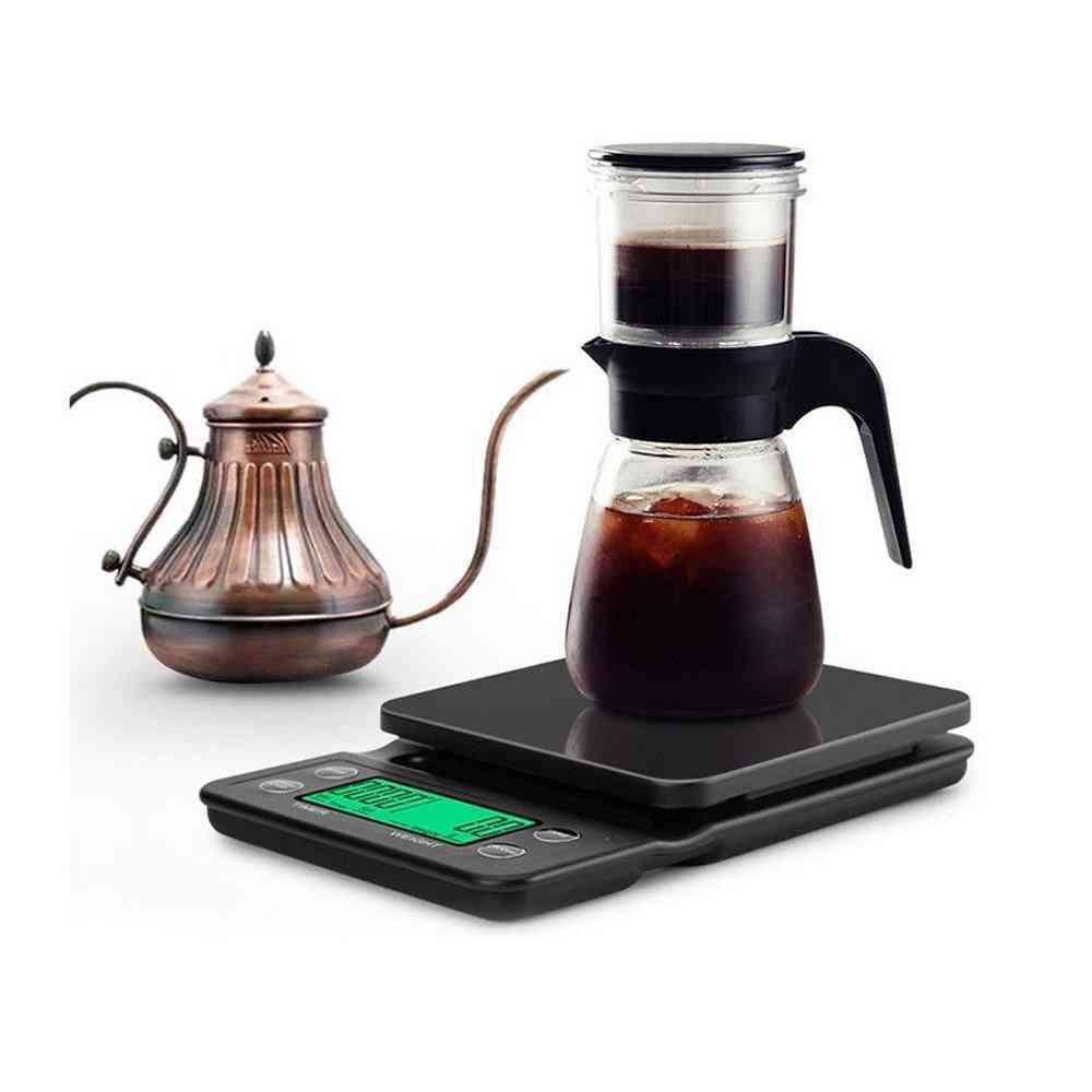 Portable- Electronic Digital, Coffee Scale With Timer