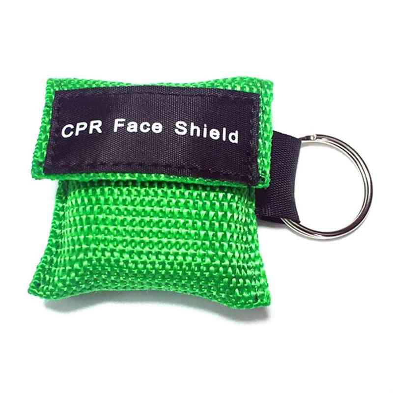 Resuscitator Mask Keychain Emergency Face Shield First Aid