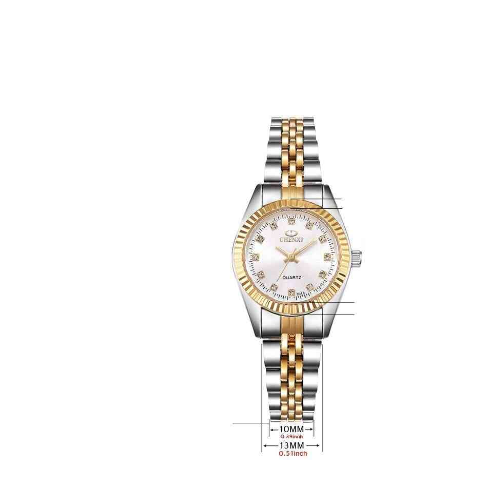 Women Golden & Silver Classic Quartz Watch