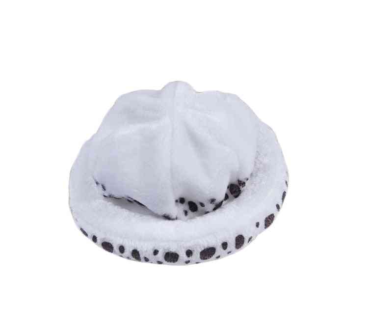 Cosplay Costumes White Spot Plush Casual Cap