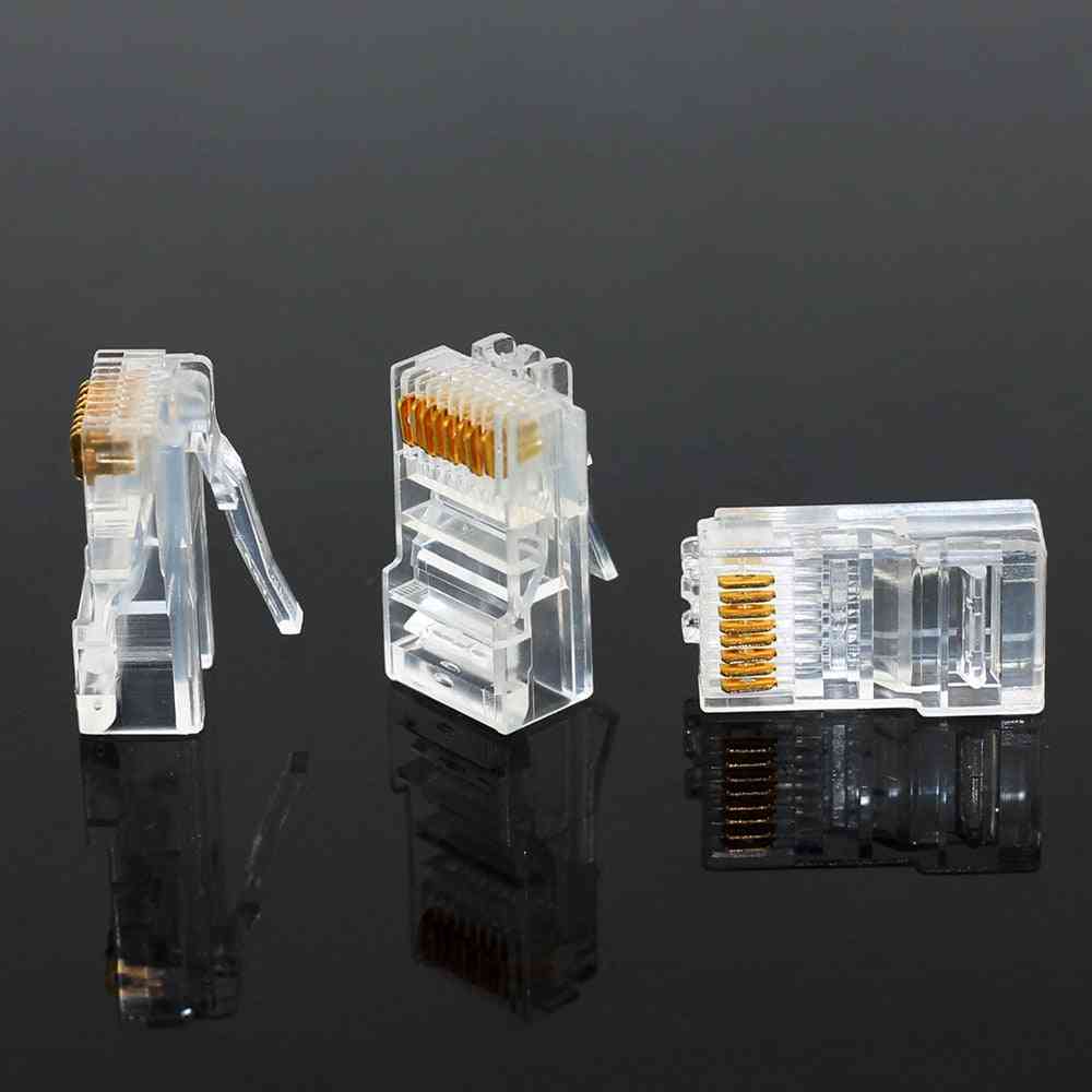 20/50/100pcs Rj45 Ethernet Cables Module Plug Network Connector