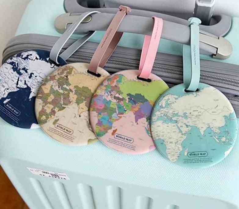 Fashion Map Luggage, Women Travel Accessories