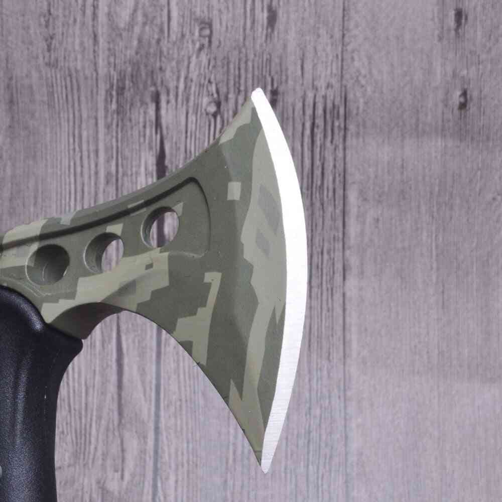 Camouflage Hunting, Camp Survival, Machete Axe With Fiberglass Handle