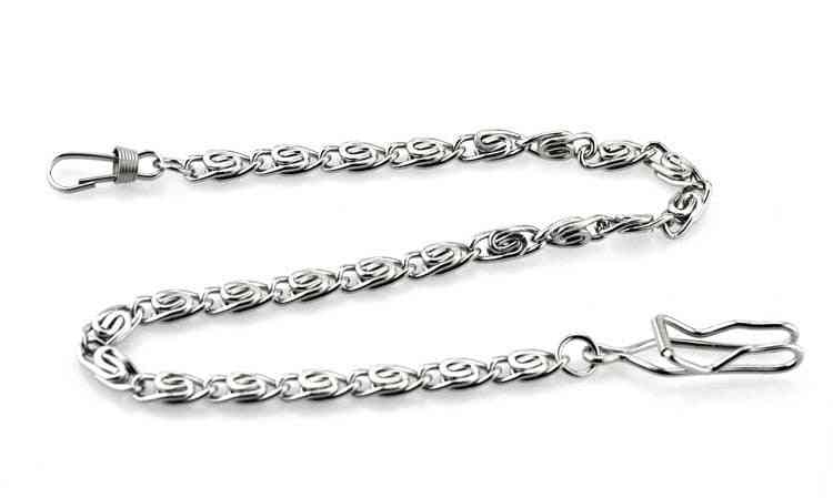 37.5cm Stainless Steel Pocket Watch Chain