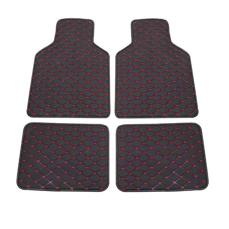 Pu Leather, Car Floor Mat, Waterproof Foot Pads Protector