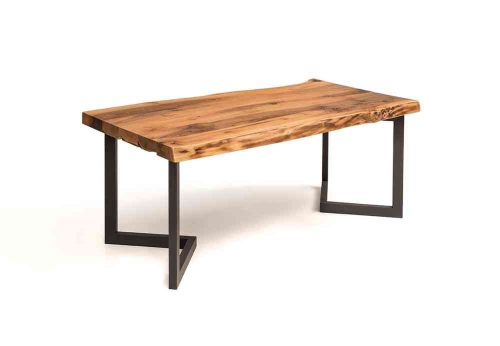 Plateau de table en bois de noyer