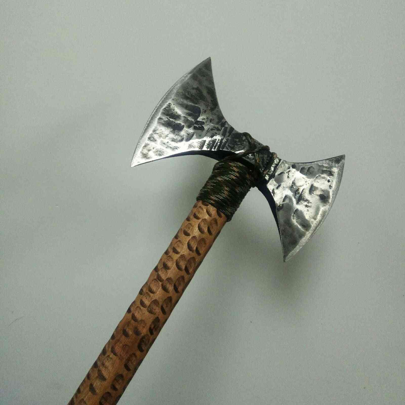 Outdoor Pure Hand Forged Open Mountain Axe