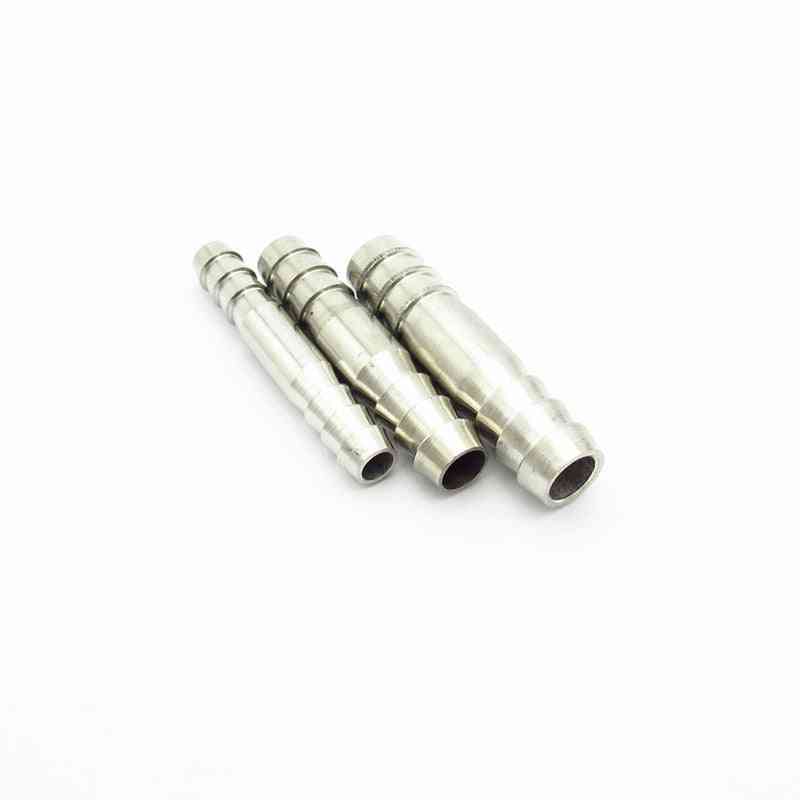 Hose Barb Straight Two Way Stainless Steel Pipe Fitting Connector
