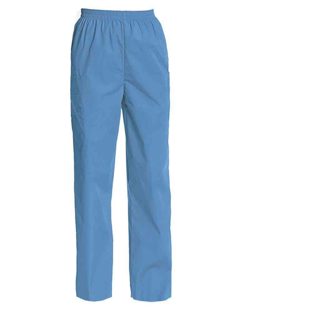Pantalon d'uniforme d'allaitement pour femme pantalon cargo à taille élastique complète