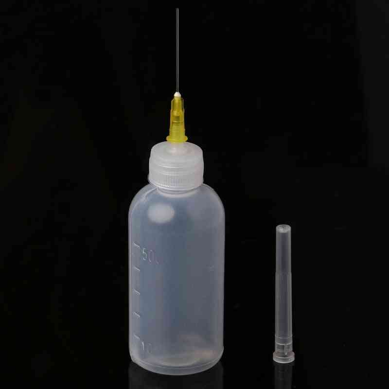50ml Dispenser Bottle For Rosin  Soldering Liquid Flux With 1 Needle