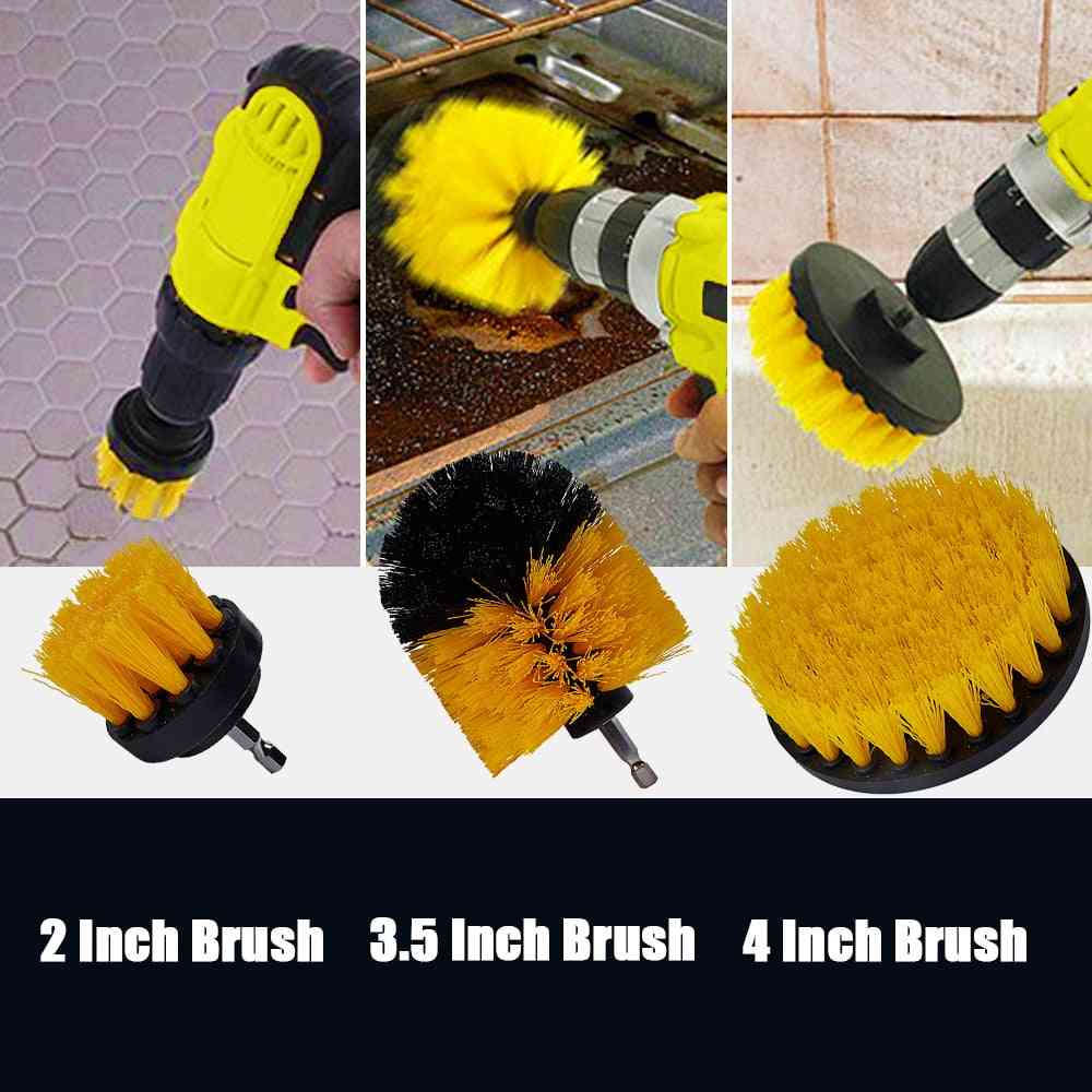 Car Cleaning Detailing Brush Set- Interior Exterior, Leather Air Vents