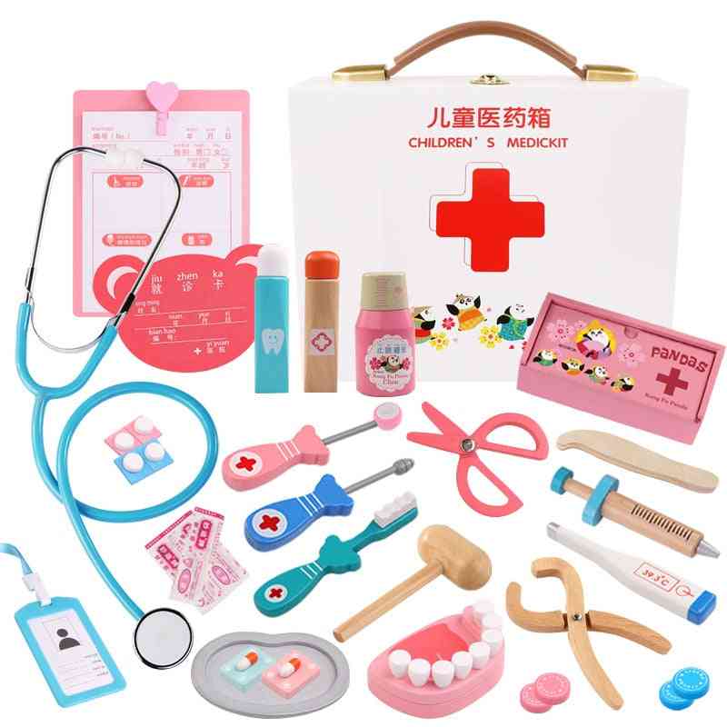 Wooden Pretend Play Doctor Educationa For