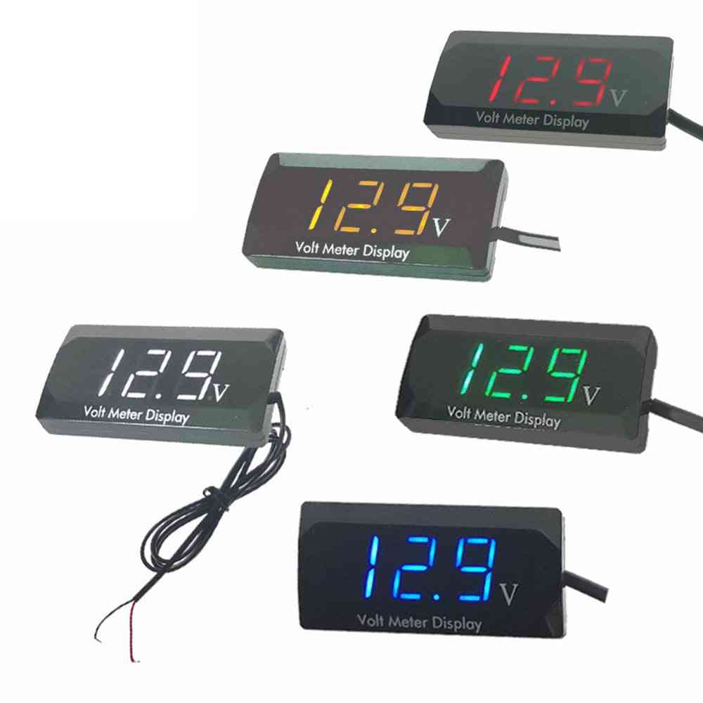 Led Display Digital Voltmeter Panel Volt Voltage Meter / Tester