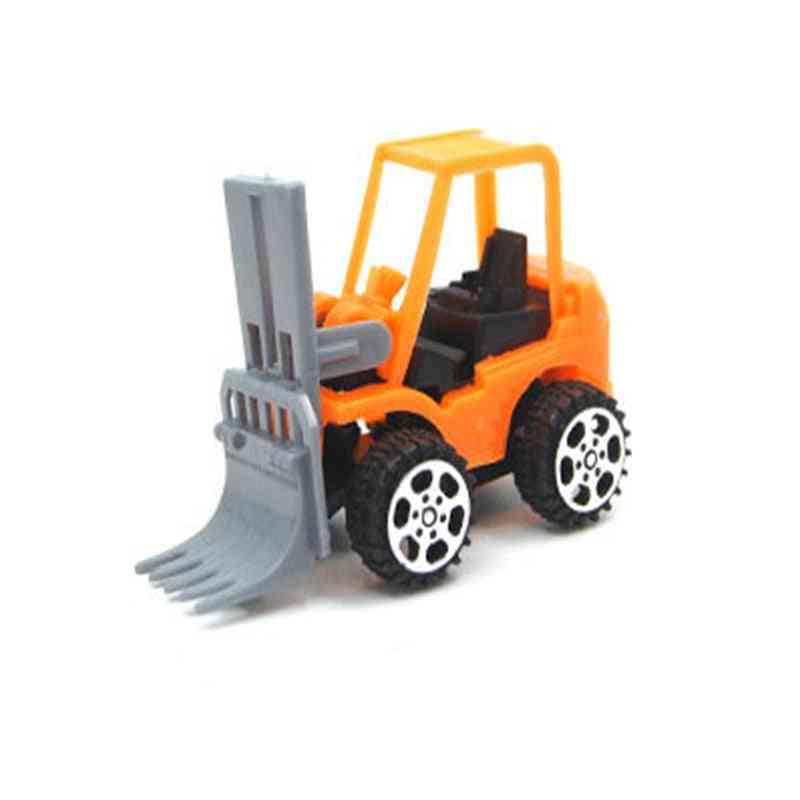 Plastic Rally Return Car Toy, Children City Engineering Vehicle Model For Truck Loaders