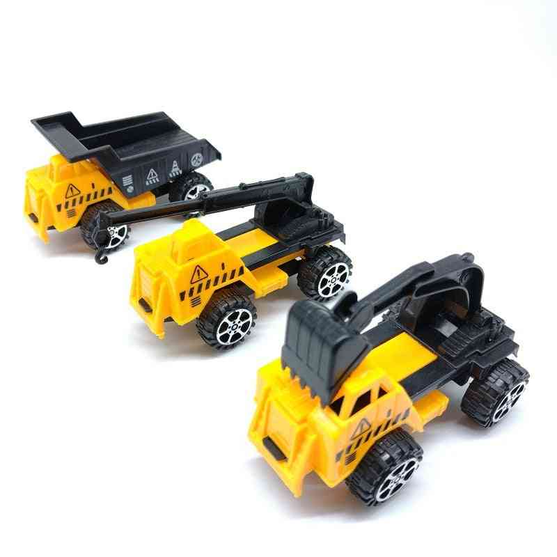 Children's Toy Crane, Toy Excavator, Toy Bulldozer, Engineering Vehicle Set, Small Toy