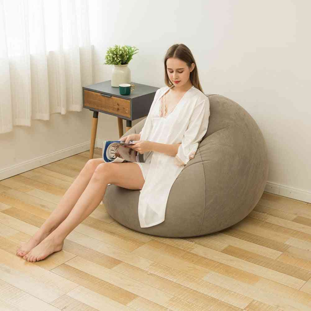Hvilestol vaskbar komfortabel saccosekkstol, oppblåsbar latsofa