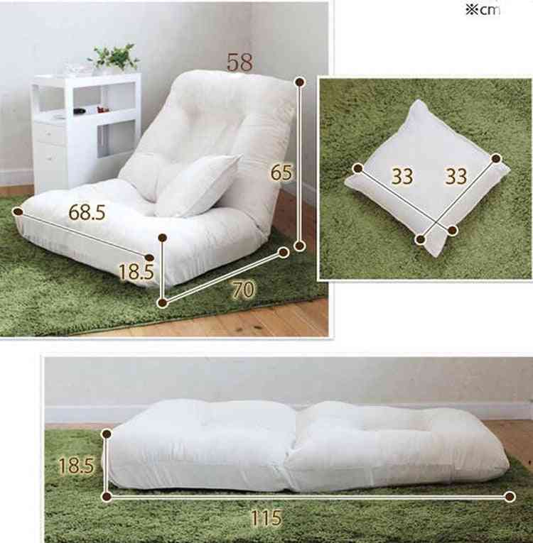 Poltrona pieghevole in velluto - poltrona per divano pigro tatami