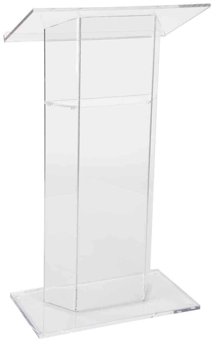 Akryl klar plast podium, prædikestol talerstol