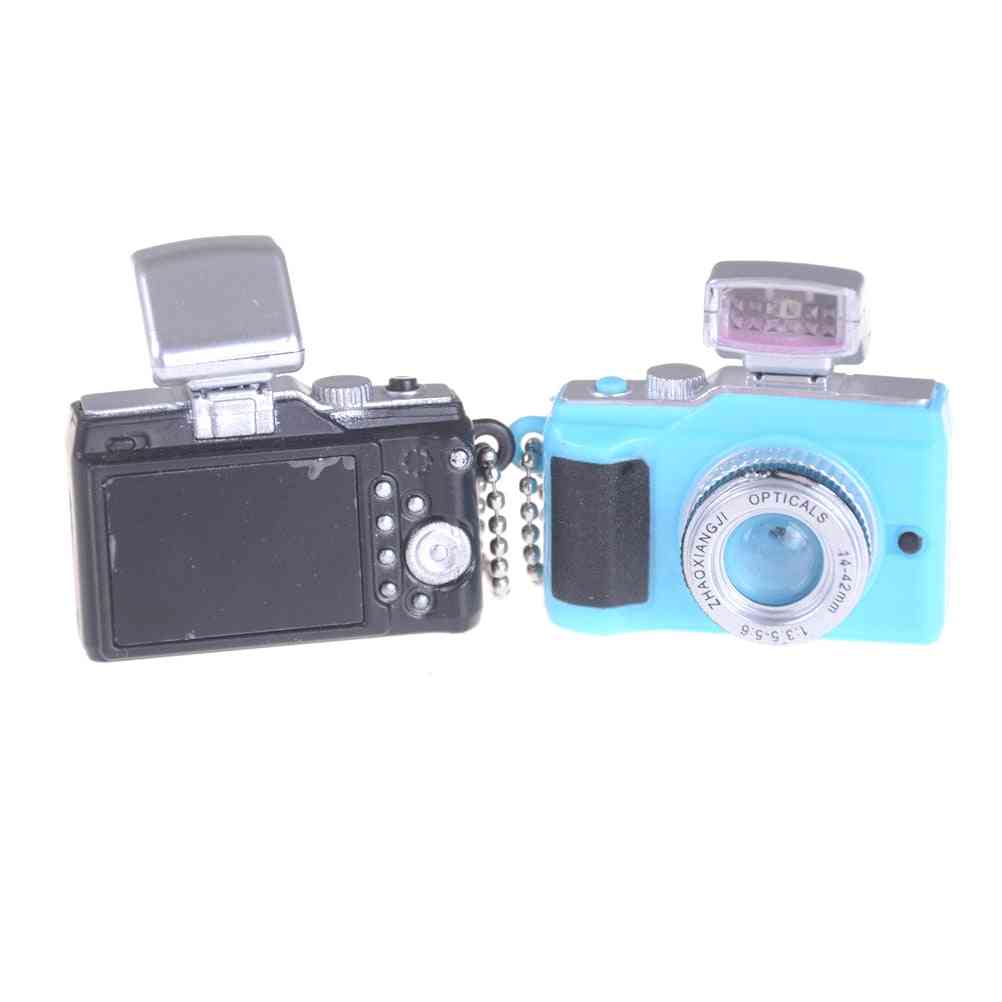Mini appareil photo à sondage flash, caméras de poupée pour fille, accessoires de photographie