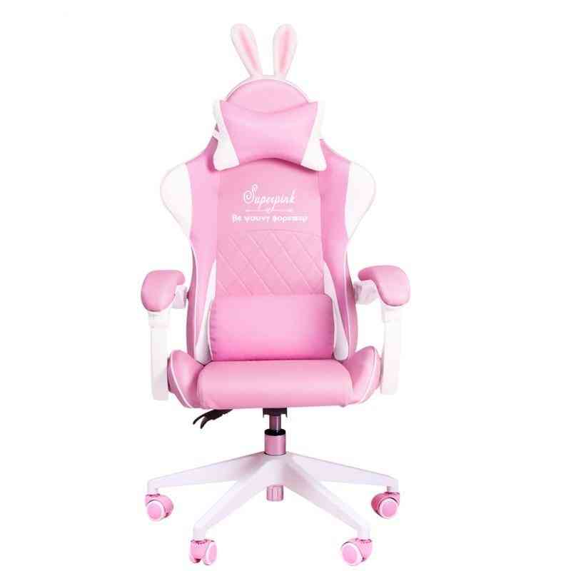 Hot pink gaming stol