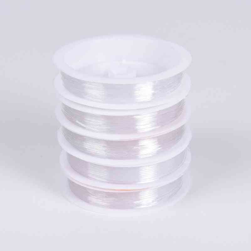 Gioielli di cristallo elastici, cordoncini di perline resistenti e elastici.