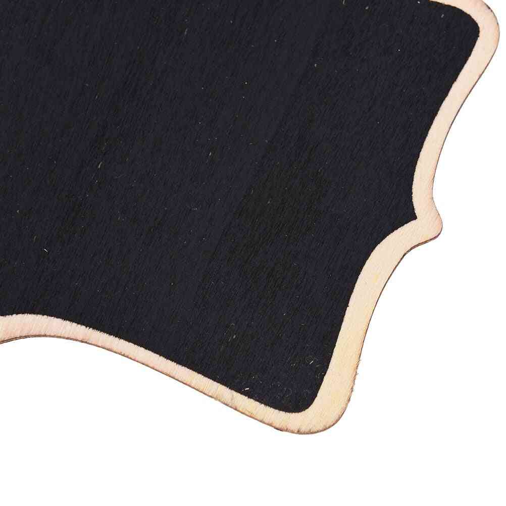 Dřevěná nástěnná černá deska s lanem