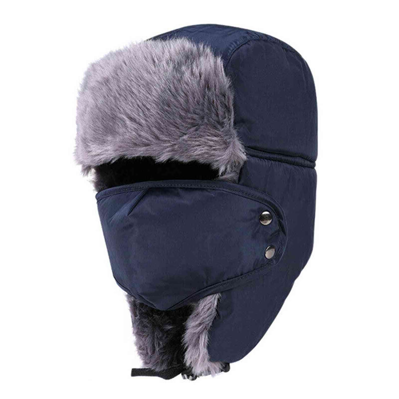Winter Plush Hats, Cold-proof Ear Warm Cap