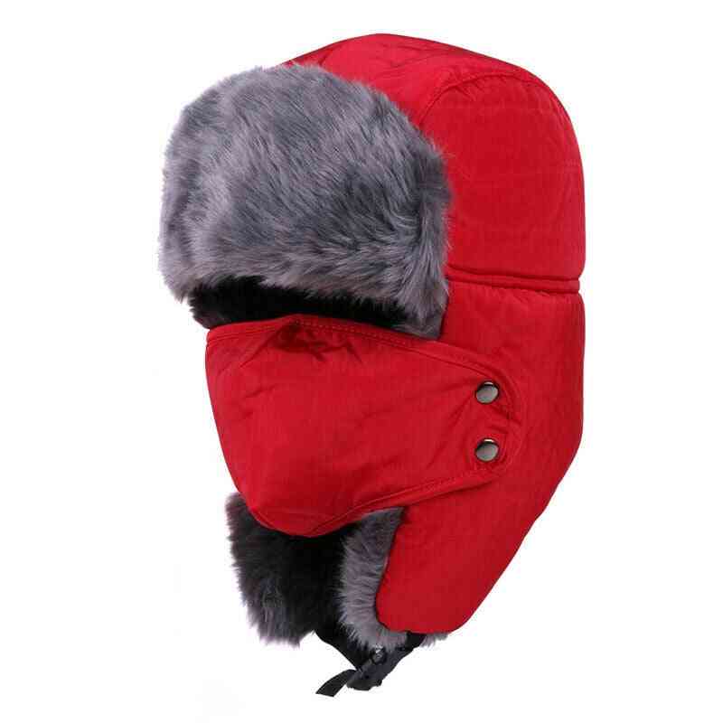 Winter Plush Hats, Cold-proof Ear Warm Cap